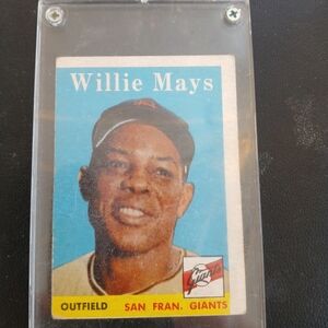 Willie Mays Baseball Card And More.
